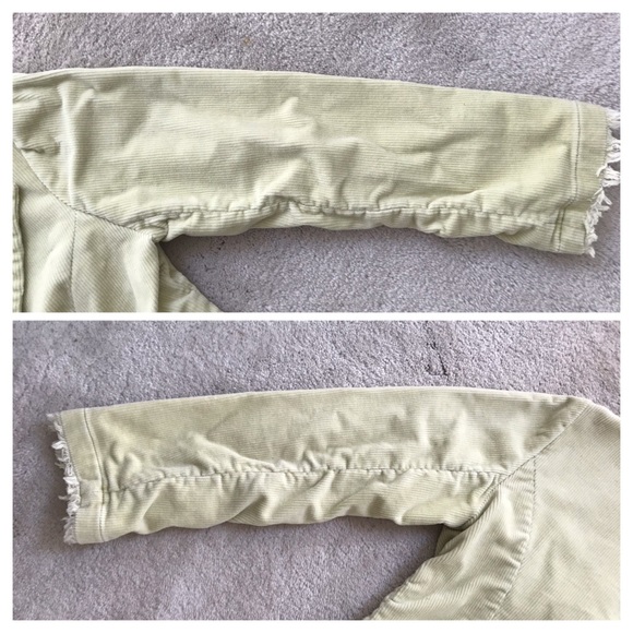 ANTHROPOLOGIE Cordoroy Blazer, Mint - Picture 7 of 8